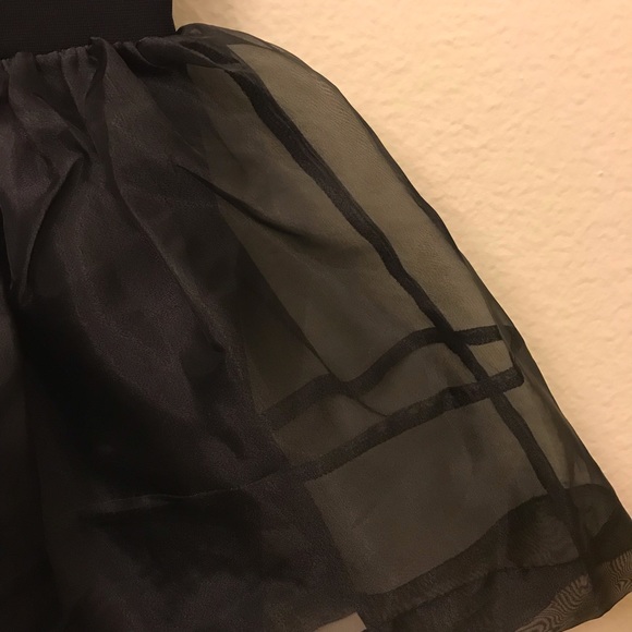 Windsor Black Semi-Sheer Poofy Dress - Picture 8 of 8